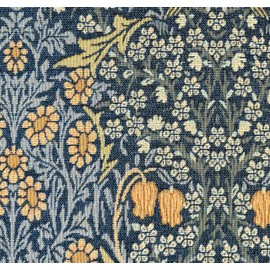 Tapestry Fabric - William Morris Blackthorne Slate Grey - Medium Heavyweight Upholstery Curtain - Soft Furnishing Material - Per Metre