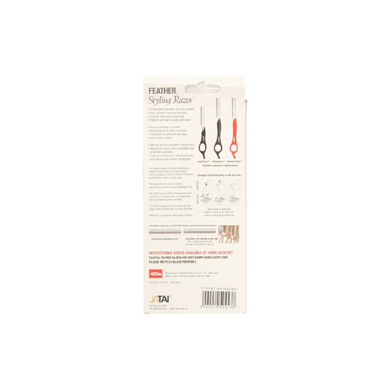 Feather Styling Razor - Silver