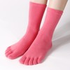 KQueenStar Toe Grip Socks for Women, Athletic Breathable Cotton Non-Slip
