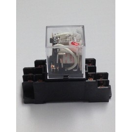 Relay LY2N LY2 110VAC 110V 120VAC 120V AC - 10A 240VAC 28VDC With Socket