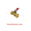 Brass Lever Ball Valve with Portable Handle Isolation Valve Compression