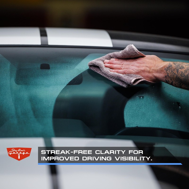 Jay Leno's Garage Glass Cleaner Spray – Streak-Free Auto Glass