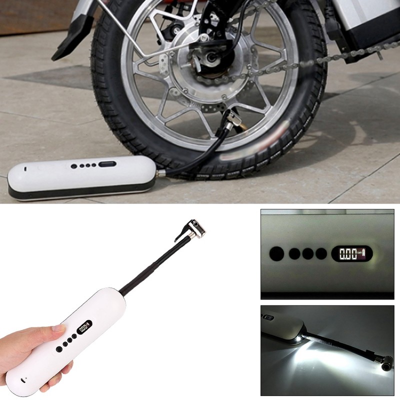 USB Charging 12V Smart Car Mini Air Compressor Pump Electric