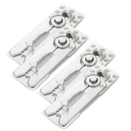 HOWDIA 4 Pack Sectional Couch Connector with Screws, Heavy Duty Sofa Connectors for Sectionals, Couch Clamps to Make Sectional Stay, Multi-Card Design Furniture Connectors