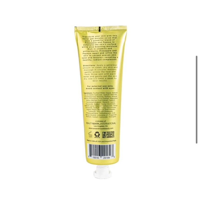 Sun+Moon Sun + Moon Sunny Daze Facial Gel Enzyme Scrub