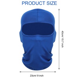 8 Pieces Sun Protection Balaclava Windproof Dustproof Balaclava UV Protection Full Face Cover for Outdoor Sports (Vibrant Colors)
