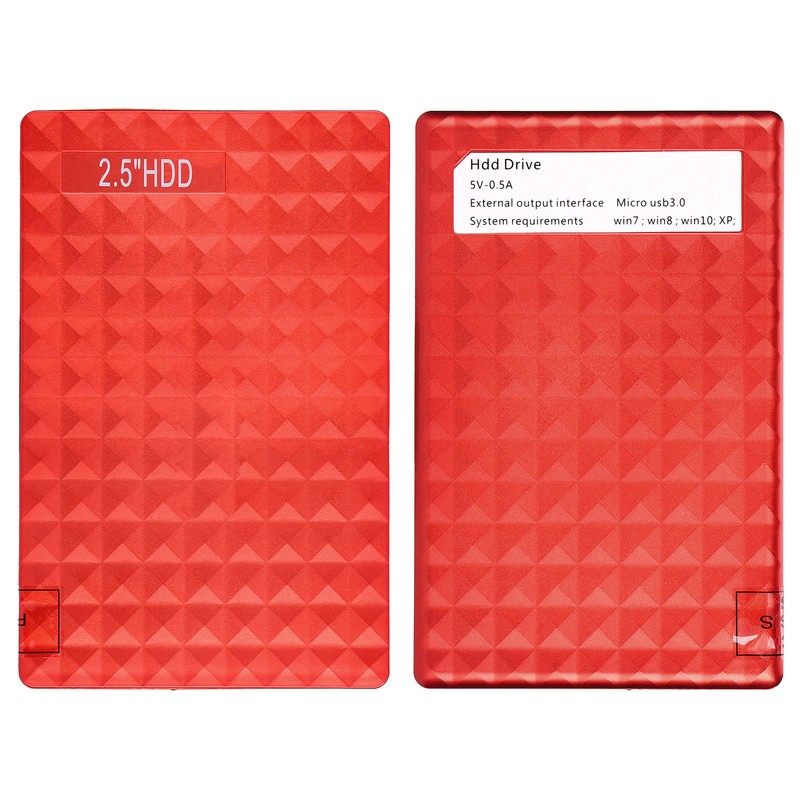 BU KING YD0024 External Hard Drive Portable UltraThin HDD USB3.0