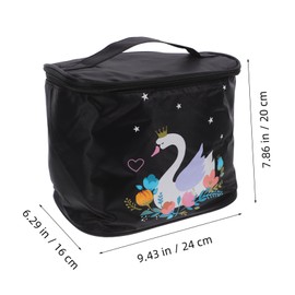 Healeved Foldable Toiletry Bag for Travel Capacity Portable Cosmetic Organizer Creative for Women for Makeup and Accessories Storage
