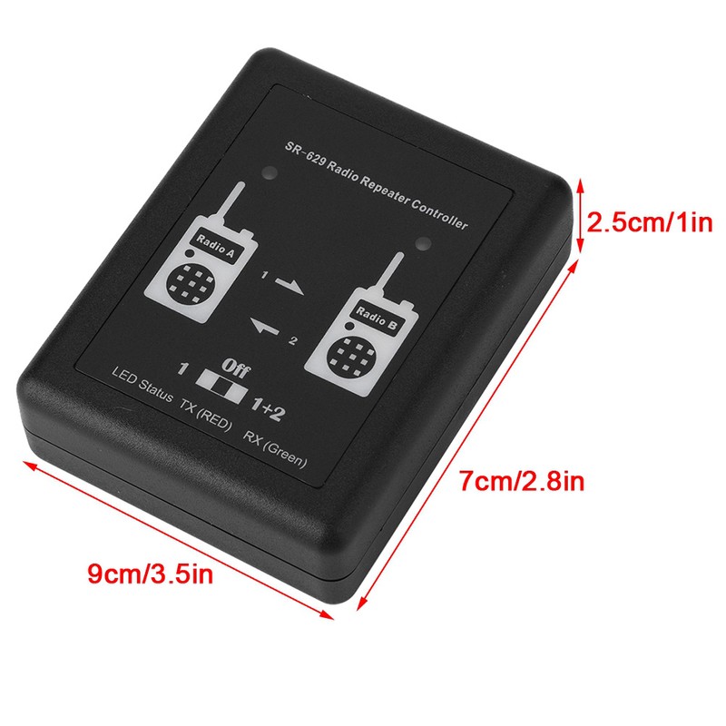 Two in one Cross Band Duplex Radio Repeater Relay Controller