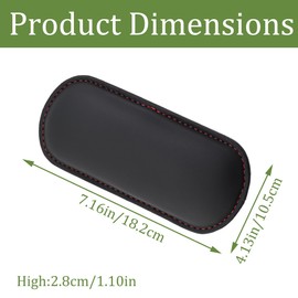 LIANCHEN Car Knee Leg Elbow Cushion Knee Pad for Centre Console for Car Interior Knee Support Cushion Universal Car Door Leg Pad for Car Interior, Console, Seat Cover (Black 1)