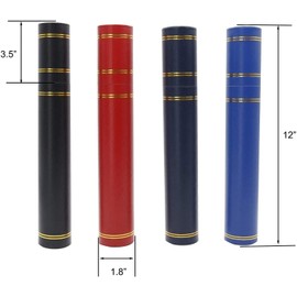 GraduatePro Graduation Scroll Degree Diploma Tube Holder A4 Paper Marriage Birth Award Record of Achievement Folder Royal