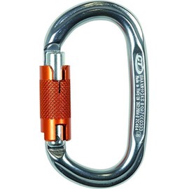 Climbing Technology Pillar WG Oval Carabiner with Ferrule 2 Movements, Blue