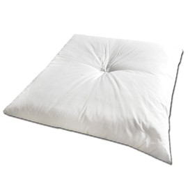 Zabuton, Made in Japan, Small Zabuton, 15.7 x 15.7 inches (40 x 40 cm), White, Japanese Bound Nude Zabuton, 15.7 x 15.7 inches (40 x 40 cm), Japanese Coverage, Made in Japan, Zabuton, Nude, Zabuton