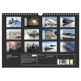 Luftwaffe. Kampfflugzeuge der USA (Wandkalender 2026 DIN A4 quer), CALVENDO Monatskalender: Die Faszination der militärischen Flugzeugtechnik (CALVENDO Technologie)