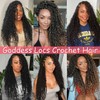 Goddess Locs Crochet Hair-24 Inch 8 Packs Boho Faux Locs