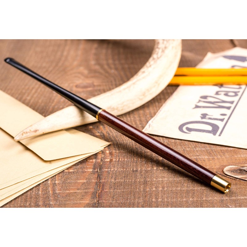 Dr. Watson - 22 cm extra langer Zigarettenspitze aus Holz,