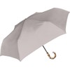 Nakatani Natural Basic Folding Umbrella, UV Bamboo Gray [924-048], Hand