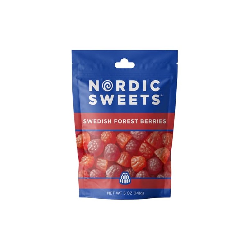Nordic Sweets Swedish Forest Berries, 5oz (Pack of 3)