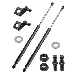 2 Pcs Hood Lift Support Fit for Honda Pilot 2023 2024, Carbon Steel Front Hood Shock Gas Springs Shocks with Mounting Bracket, No Drilling Required