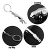 YSDYY 1 Leopard-Shaped Keychain And 1 Velvet Bag, Metal Keychain,