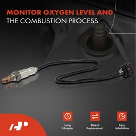 A-Premium O2 Oxygen Sensor Compatible with Ford Mustang 2018 2019 2020 2021 2022, V8 5.0L, Automatic Transsion, Upstream Left and Right, 2-PC Set