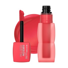 Maybelline Tinta para labios Super Stay Teddy Tint Tono July Forever, 4.2ml - Tinta multiusos de larga duración, efecto mate difuminado hasta por 12H, textura suave a los labios, sin transferencias
