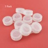 HAHIYO Contact Lens Case Box Holder Diameter 24mm Durable Leakproof