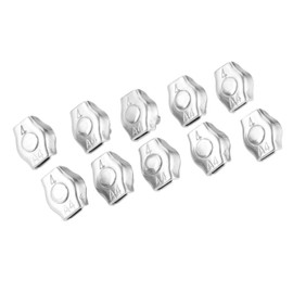 Wire Rope Clips, Single Wire Rope Clips, Clasp, Electrical Cable Accessories, Wire Rope, 10 Pcs