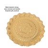 Turkish Tea Coffee Serving Tray Vintage Style Embossed Pattern Round