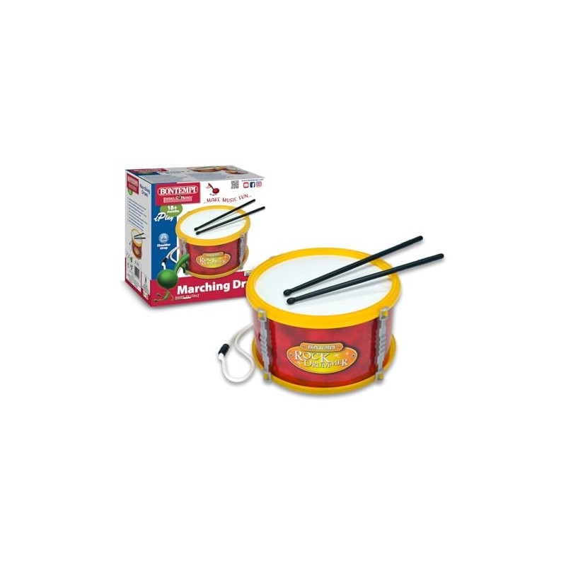 Bontempi 50 2542 Marching Drum, Multi-Colour