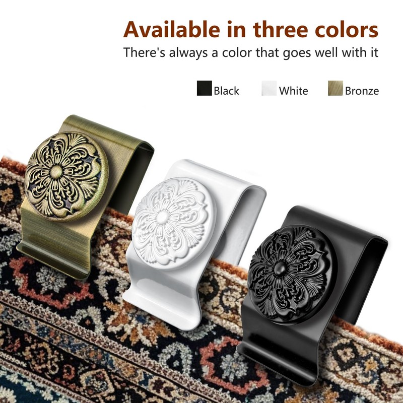 Tapestry Wall Hanging Clamps 4 Pack 1.2x2.0 Textile Art Decoration