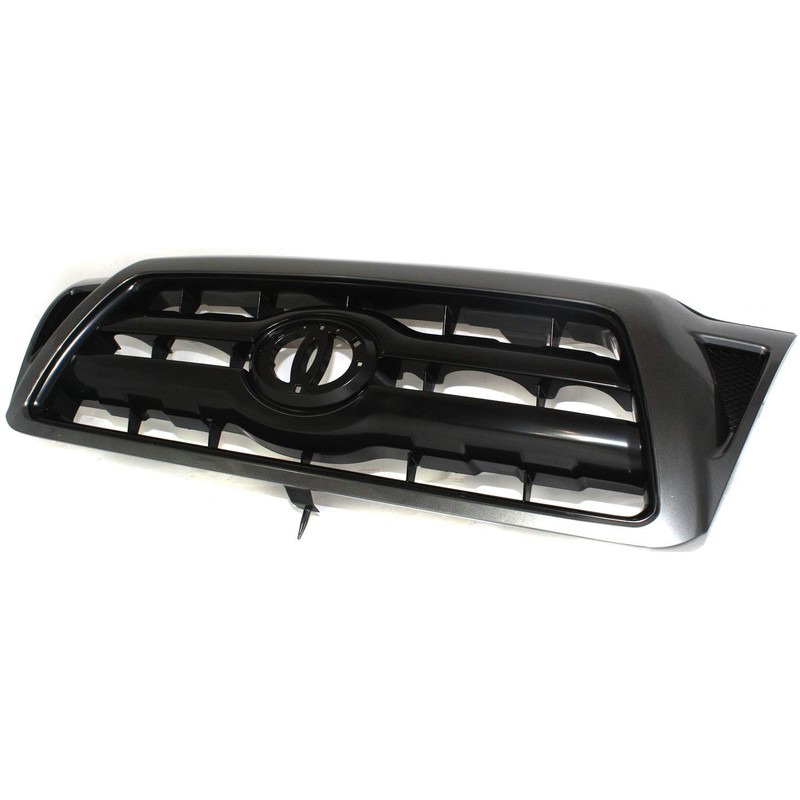 Grille Assembly Compatible with 2005-2011 Toyota Tacoma Paintable Shell and