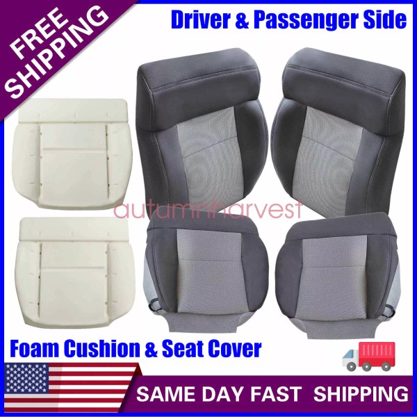 Ford Front Cloth Seat Cover & Foam Cushion For 2004-2008