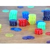 Regal Bingo Plastic Bingo Chips 1000 Pcs - Clear Transparent