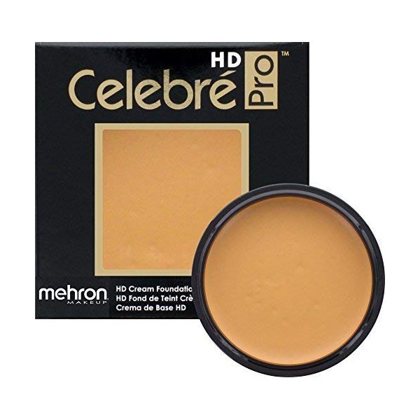 Mehron Makeup Celebre Pro-HD Cream Face & Body Makeup (.9 oz) (MEDUIM DARK 0)