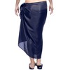 Cocoon 100% Silk Sarong, 110 x 180 cm, Night Blue,