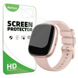 Aemus Screen Protector Compatible for Sanorum Smart Watch 1.83" (6 Pack) Clear TPU Soft Film For G56 Fitness Tracker Watch Screen Film