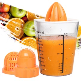 SUREWIN Citrus Juicer Manual Juicer, Multifunctional Hand Juicer, Lemon Lime Squeezer, 20-Ounce Capacity Orange Juicer (White, 3 in 1)