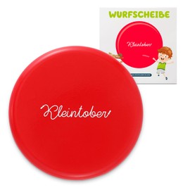 Kleintober Premium Children's Throwing Disc with Instructions for Games I Indoor & Outdoor Games from 5, 6, 7, 8 Years I Frisbee I Party Bag Children's Birthday I Throw Ring I Gifts Girls and Boys