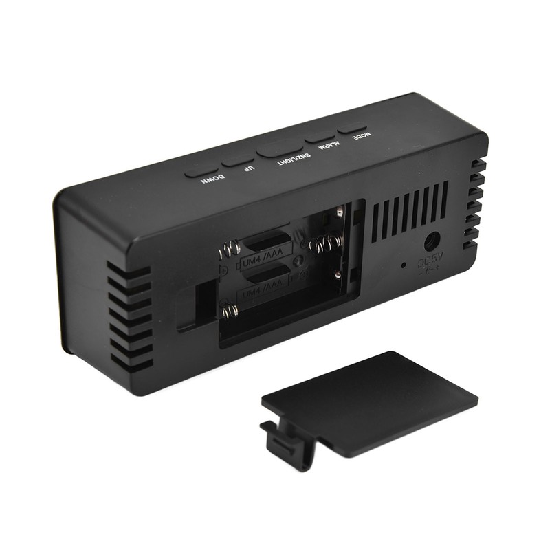 LED Clock Multifunctional USB Powered 3 Lighting Modes Snooze Time