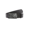 Cipo & Baxx Men's Belt Logo Clasp Leather Belt CG192,
