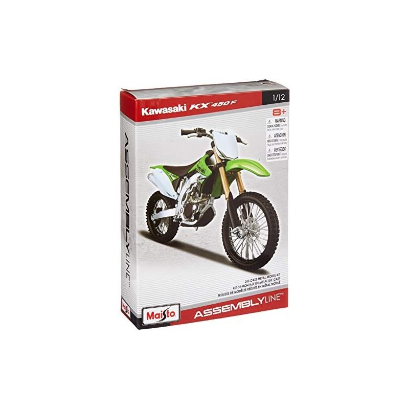Maisto 1: 12 Al Kawasaki KX 450F (los colores pueden