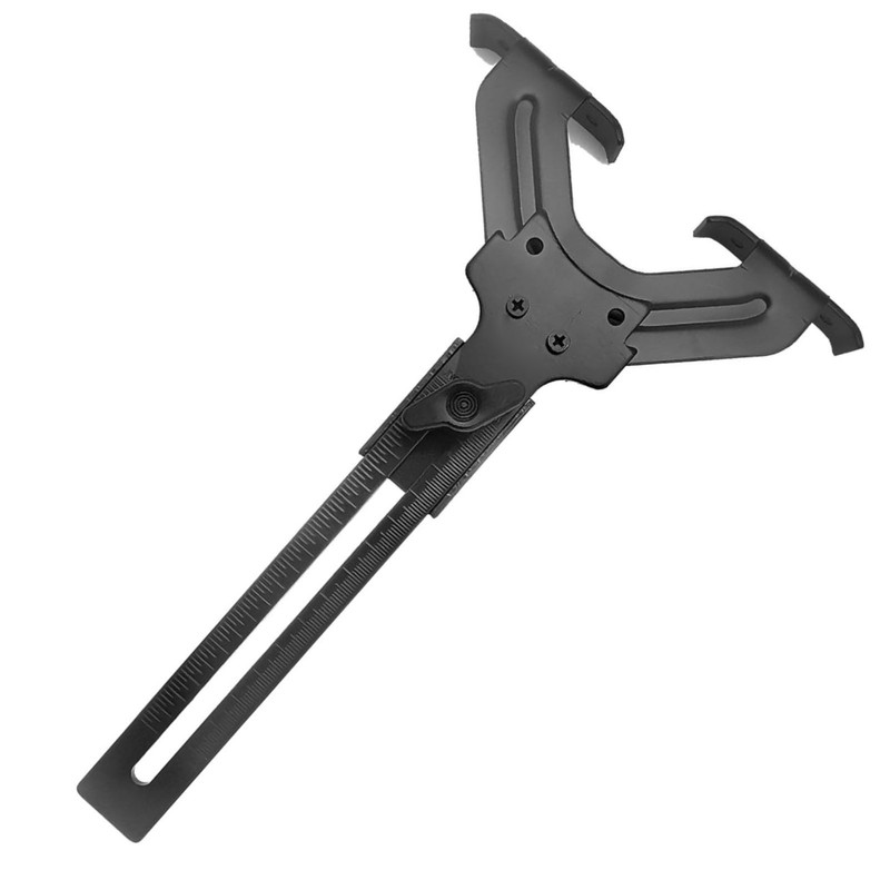 Compact Router Edge Guide for Fixed Base Full Metal Structure