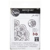 Sizzix 3-D Texture Fades Embossing Folder Doily by Tim Holtz,