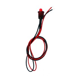 Red LED Flashing Dummy Alarm Warning Security Light 12v Car Dashboard Deterrent