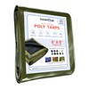 Covers & All Poly Tarp Waterproof, 5 Oz, 160 GSM,