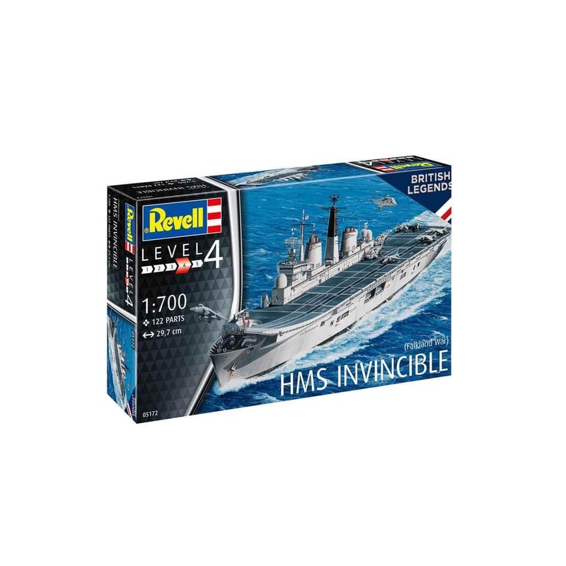 HMS Invincible (Falkland War) 1:700 Level 4 Revell Model Kit