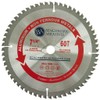 Benchmark Abrasives TCT 7 1/4 Inch Circular Saw Blade, Tungsten