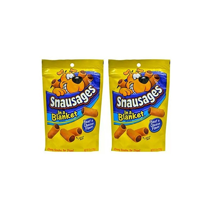 Snausages Dog Snacks - Beef & Cheese Flavor - Net