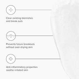 DRMTLGY Acne Cleanser - Oil-Free Salicylic Acid Cleanser & Face Wash for Acne Prone Skin